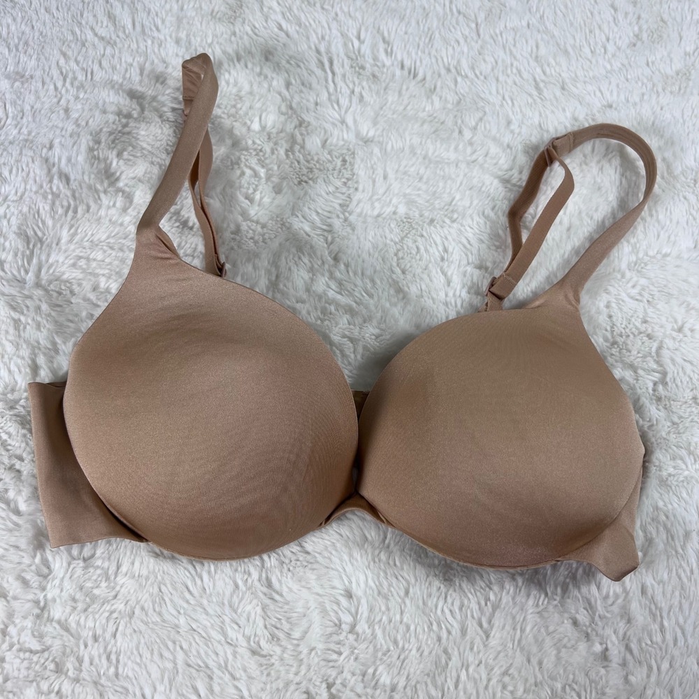 Skims Women's‎ Fits Everybody T-Shirt Bra Tan Nude Underwire Size 32C RN158973 - Picture 4 of 14